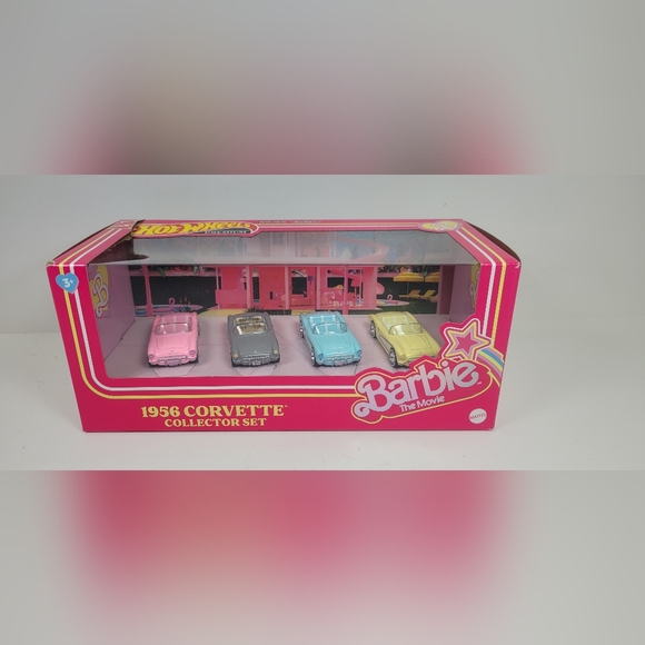Hot Wheels Collectors Barbie The Movie Hot Wheels Corvette 4-Pack - Picture 5 of 12